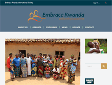 Tablet Screenshot of embracerwanda.org